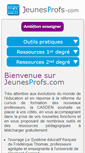 Mobile Screenshot of jeunesprofs.com